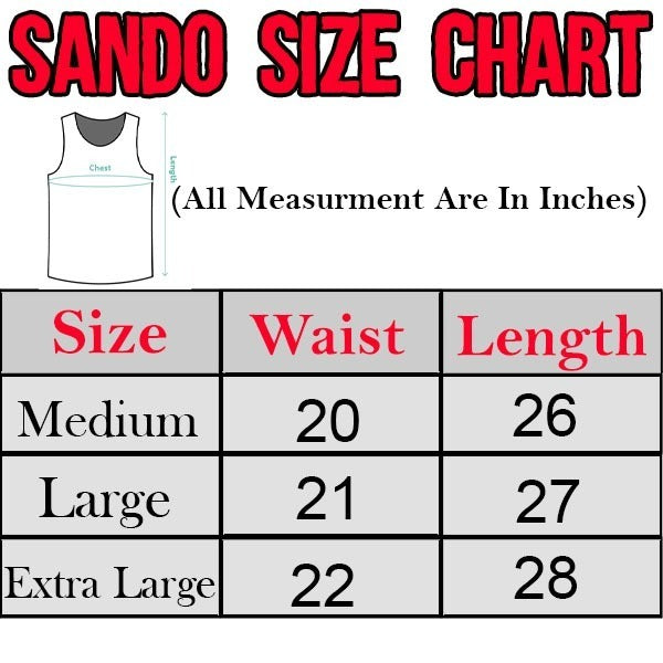 Pack of 3 Men's Gym Sando Tank Tops – Sleeveless Fitness & Workout Wear (Size Extra Large)