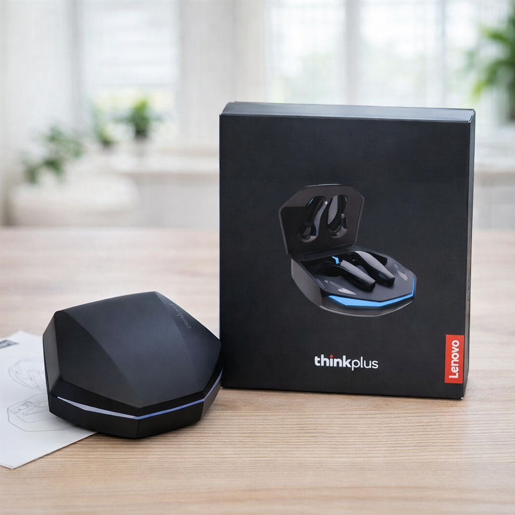 Lenovo ThinkPlus GM2 Pro Wireless Gaming Earbuds – Bluetooth 5.3 Low Latency Sports Headphones with HD Mic