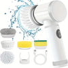 Electric Spin Scrubber White ABS Multi-Functional