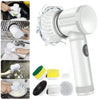 Electric Spin Scrubber White ABS Multi-Functional